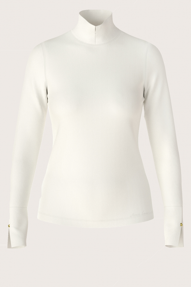 Marc Cain XC 48.26 J14 Shirt turtle neck Wit