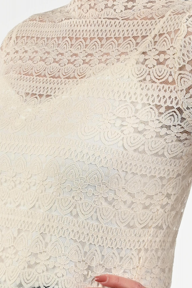 Oui 95583 Shirt turtle neck Wit