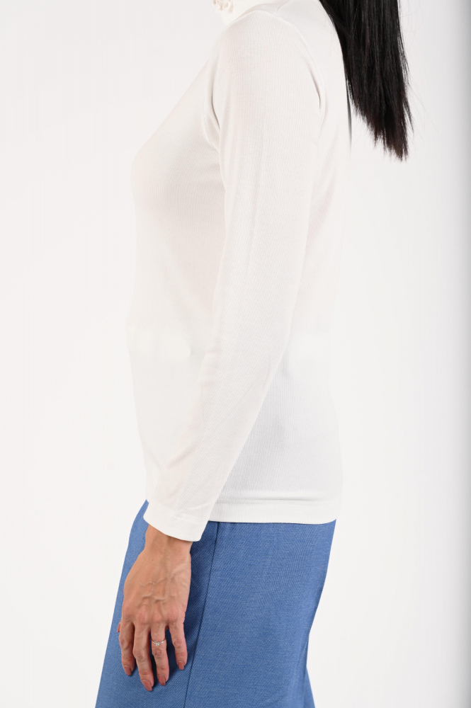 Zaida 336302 Shirt turtle neck Wit