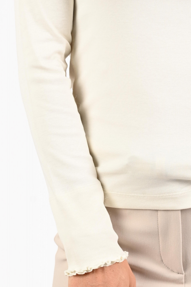 Marc Cain ZS 48.43 J50 Shirt turtle neck Wit