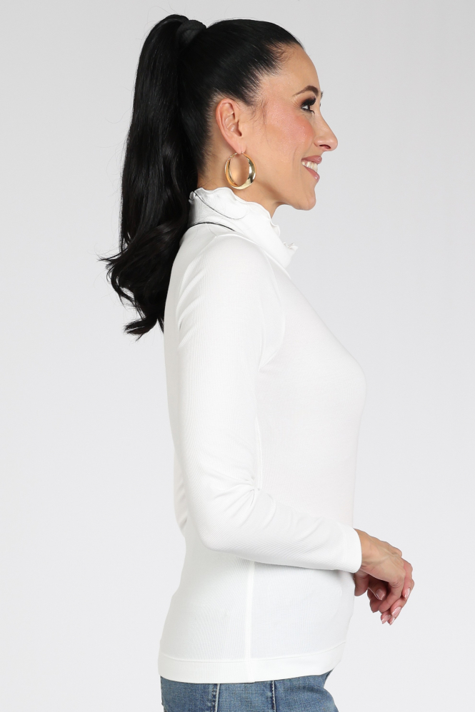 Zaida 356302 Shirt turtle neck Wit