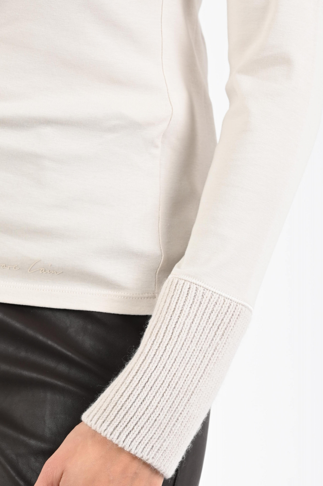 Marc Cain ZC 48.44 J15 Shirt turtle neck Beige