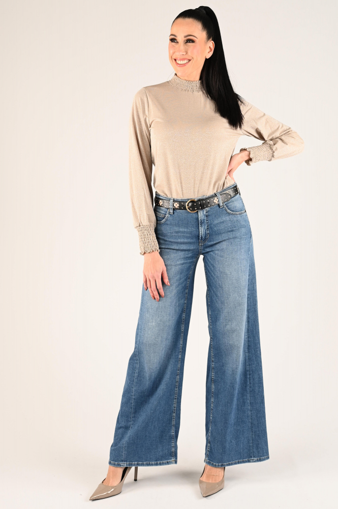 Summum 3s5009-30644 Shirt turtle neck Beige