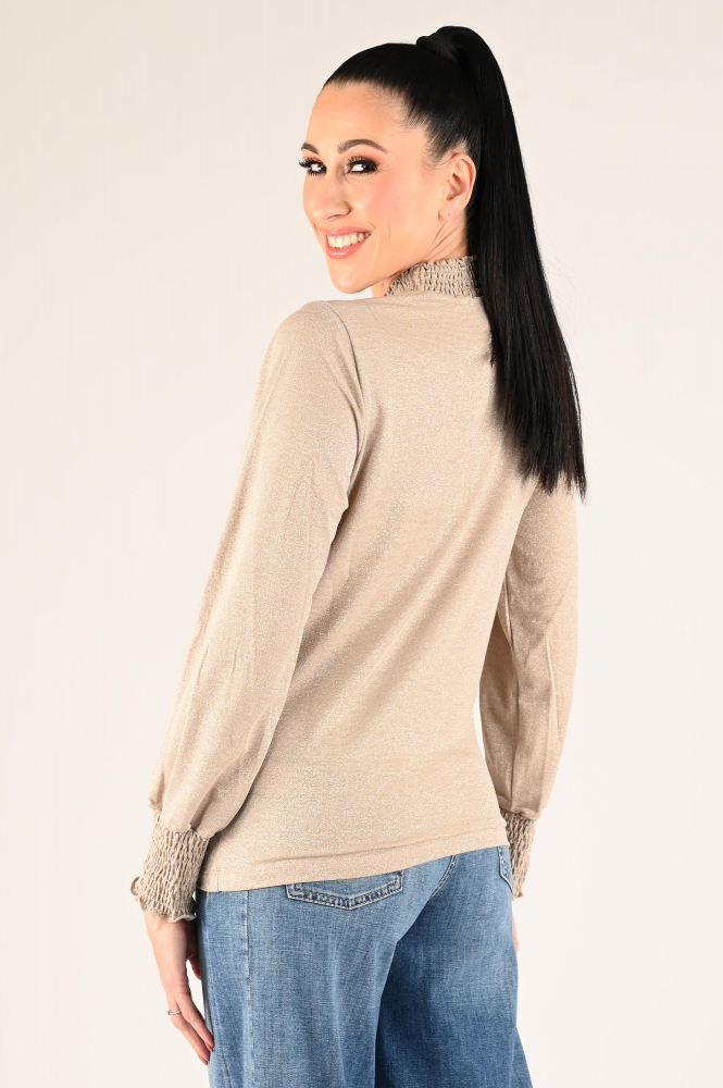 Summum 3s5009-30644 Shirt turtle neck Beige
