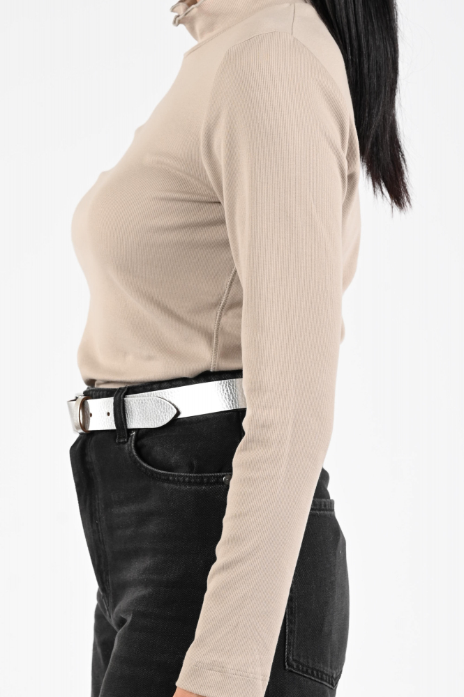 Zaida 336302 Shirt turtle neck Bruin