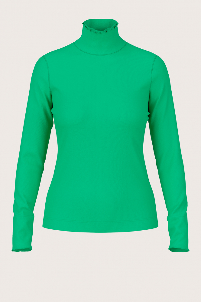 Marc Cain XS 48.43 J50 Shirt turtle neck Groen
