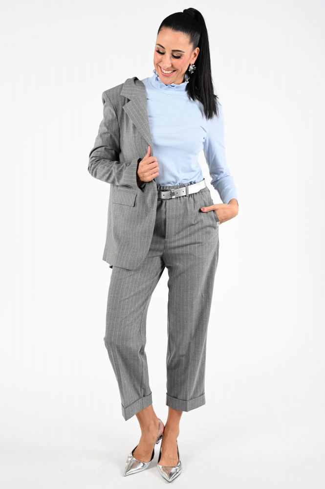 Zaida 336302 Shirt turtle neck Blauw