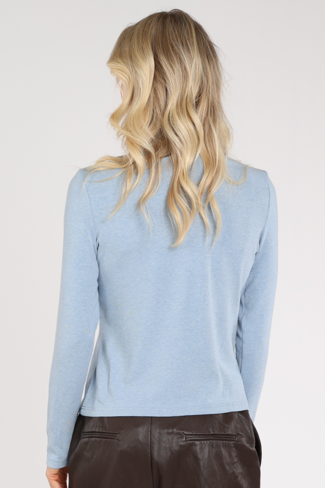 Nukus NKF03061 Shirt turtle neck Blauw