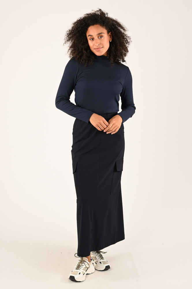 Zaida 316302 Shirt turtle neck Blauw