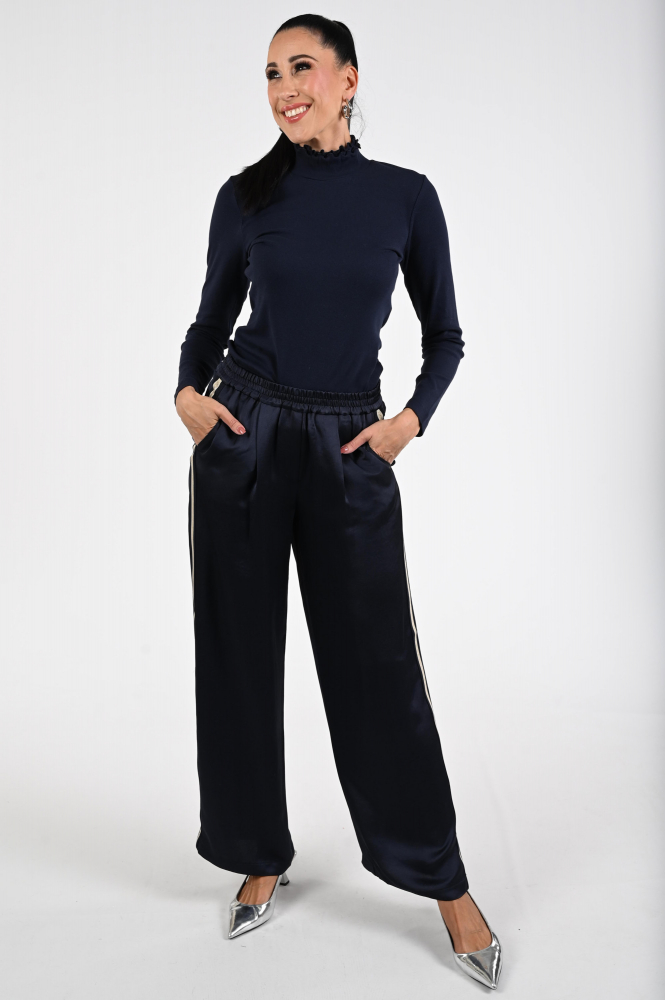 Zaida 336302 Shirt turtle neck Blauw