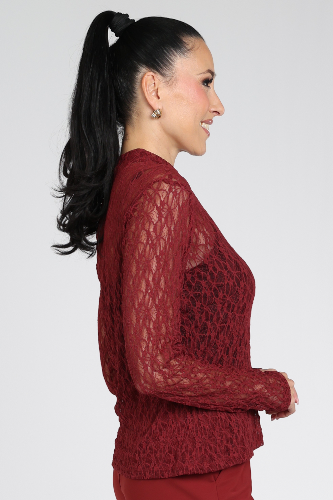 Studio Anneloes 14331 Shirt turtle neck Rood