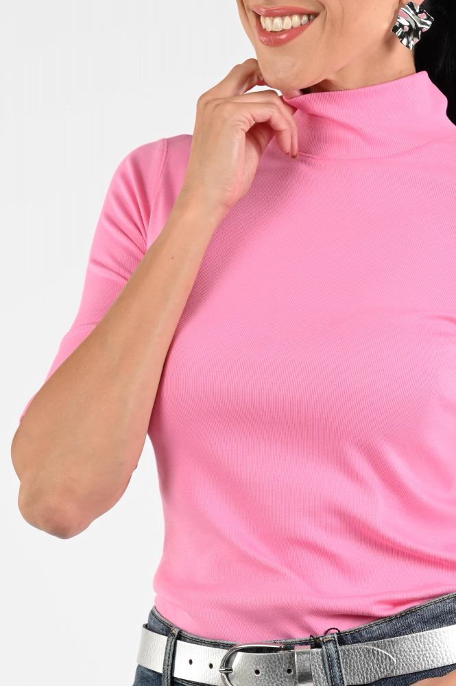 Marc Cain ZS 48.04 J50 Shirt turtle neck Roze