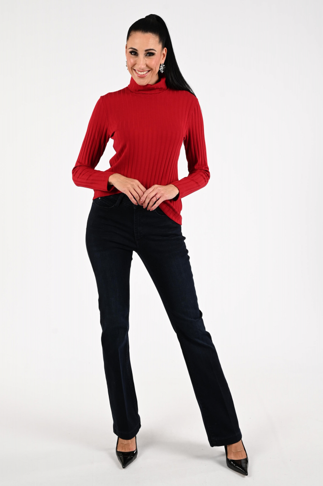 Zaida 336358 Shirt turtle neck Rood