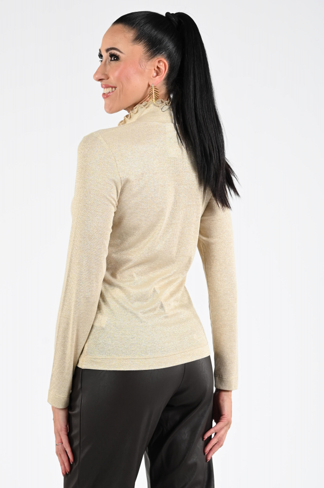 Zaida 336382 Shirt turtle neck Goud