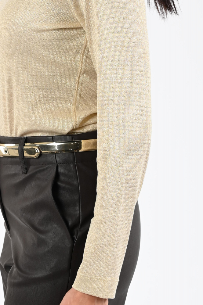 Zaida 336382 Shirt turtle neck Geel