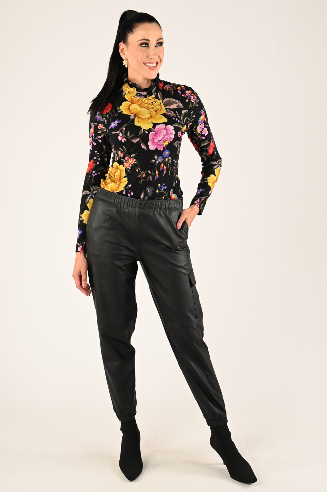 Zaida 316855 Shirt turtle neck Zwart