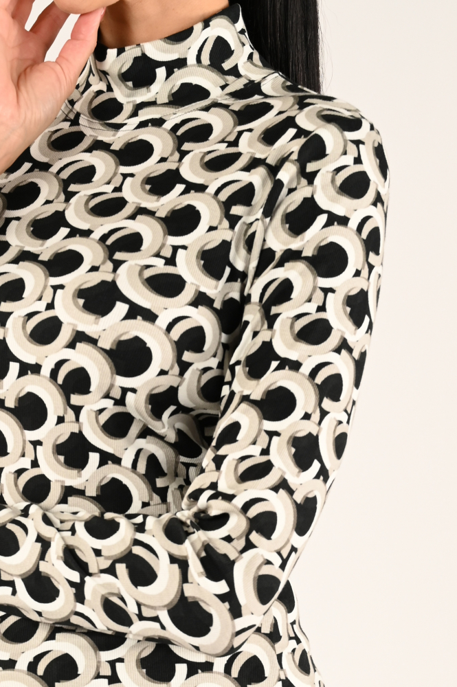 Efixelle 313903 Shirt turtle neck Zwart