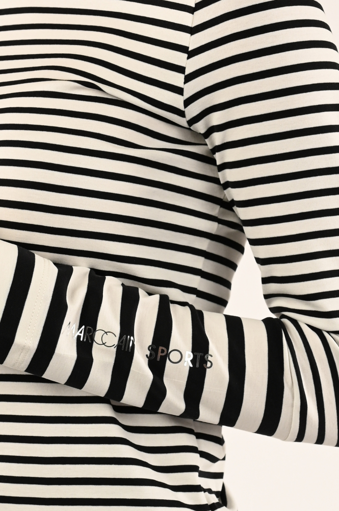 Marc Cain XS 48.17 J23 Shirt turtle neck Zwart