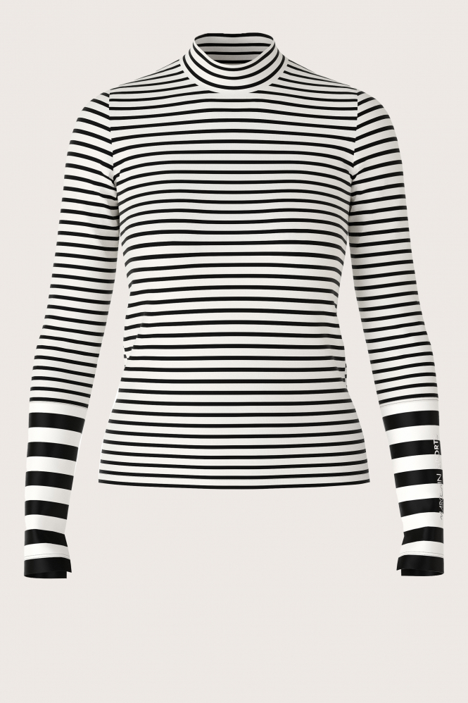 Marc Cain XS 48.17 J23 Shirt turtle neck Zwart
