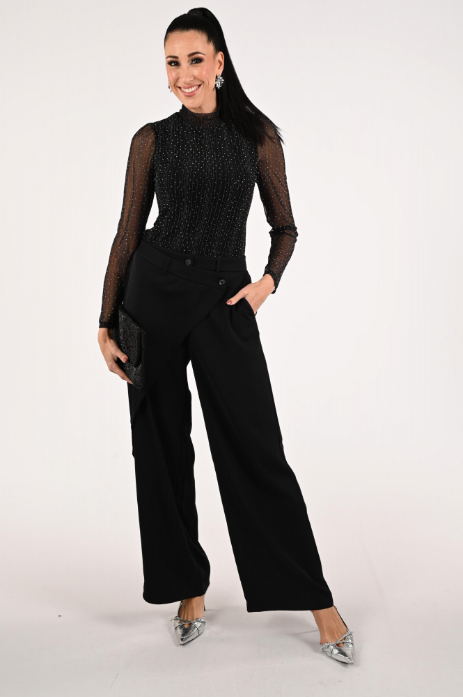 Nukus NKF01001 Shirt turtle neck Zwart