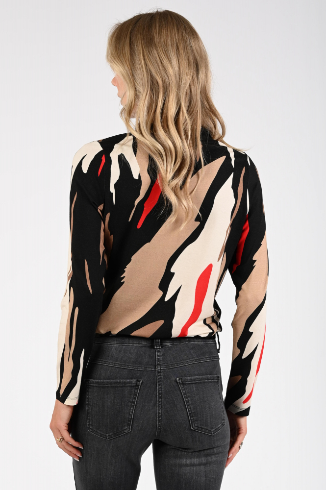 FABER 94705 Shirt turtle neck Zwart