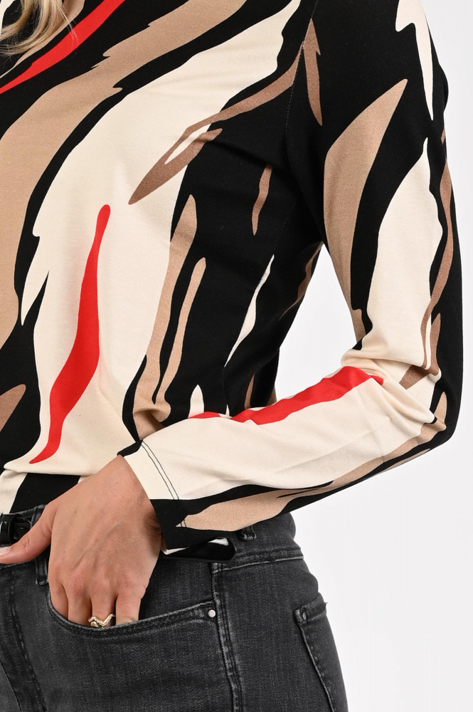 FABER 94705 Shirt turtle neck Zwart