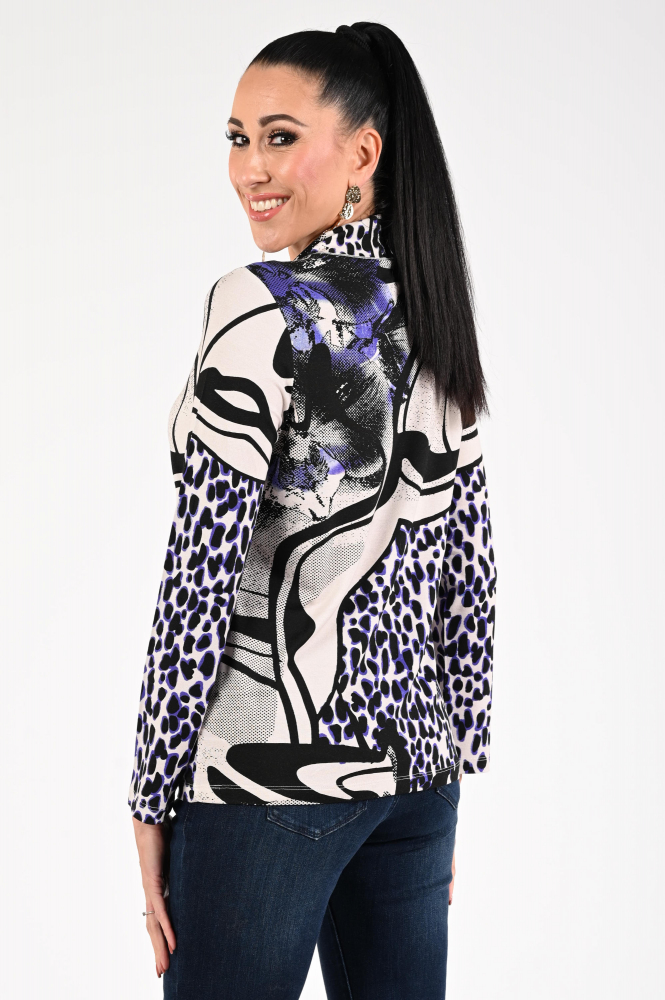 FABER 94706 Shirt turtle neck Zwart