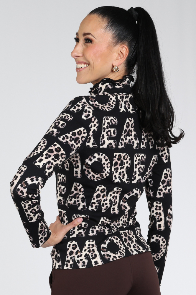 Zaida 356895 Shirt turtle neck Zwart