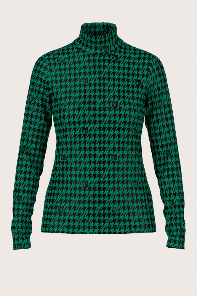 Marc Cain XS 48.52 J69 Shirt turtle neck Groen