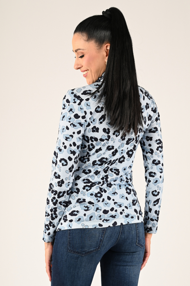 Zaida 316855 Shirt turtle neck Blauw