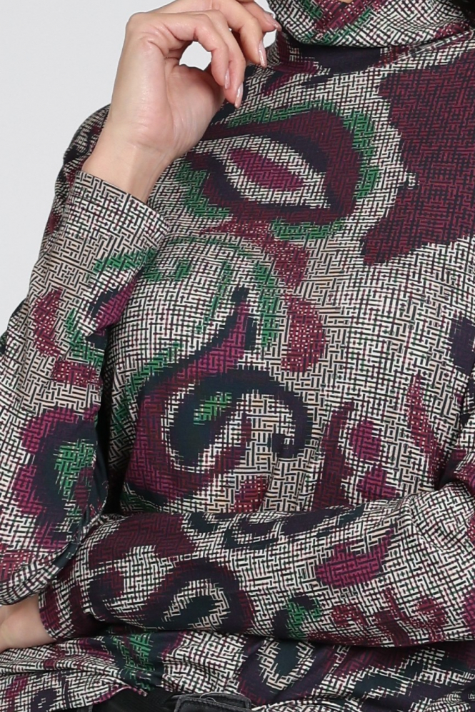 Geisha 62658-20 Shirt turtle neck Rood