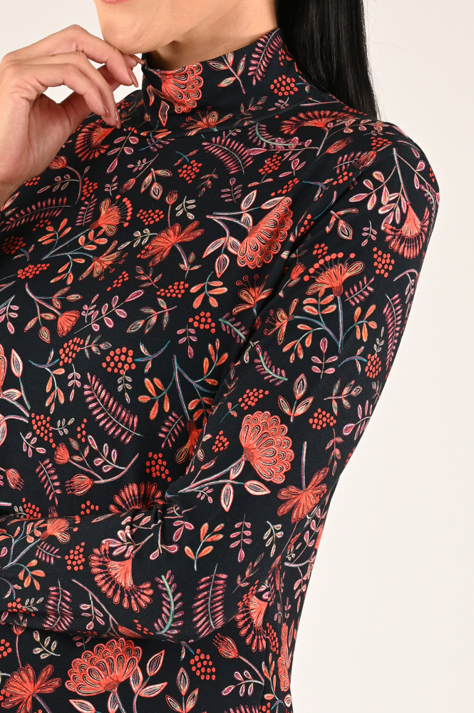 Geisha 42528-60 Shirt turtle neck Rood