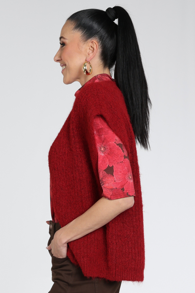 Geisha 62662-20 Shirt turtle neck Rood