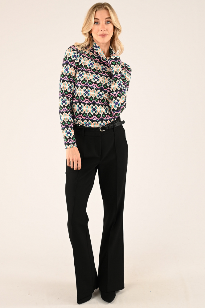 Marc Cain XS 48.22 J79 Shirt turtle neck Roze