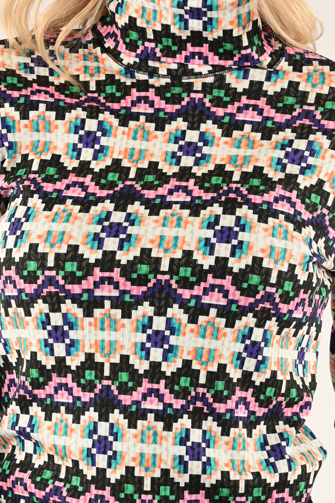 Marc Cain XS 48.22 J79 Shirt turtle neck Roze