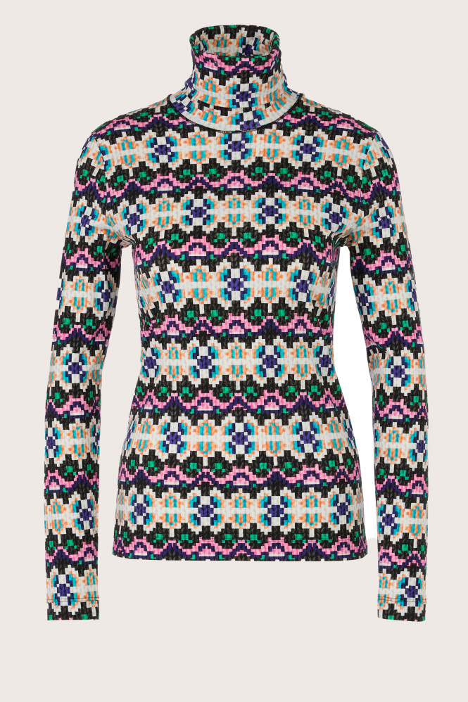 Marc Cain XS 48.22 J79 Shirt turtle neck Roze