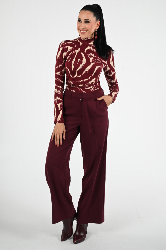 Fabienne Chapot CLTTOP36AW250190 Shirt turtle neck Rood