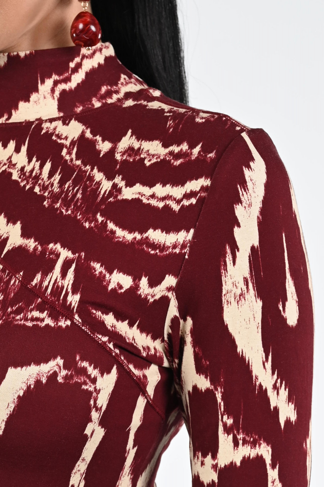 Fabienne Chapot CLTTOP36AW250190 Shirt turtle neck Rood