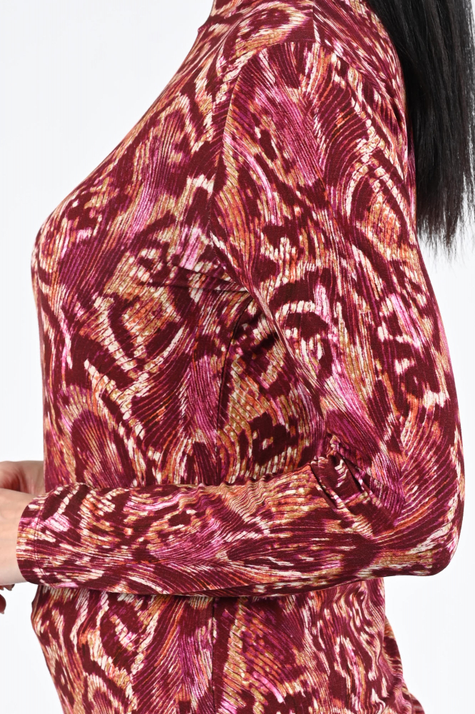 Geisha 52882-60 Shirt turtle neck Rood