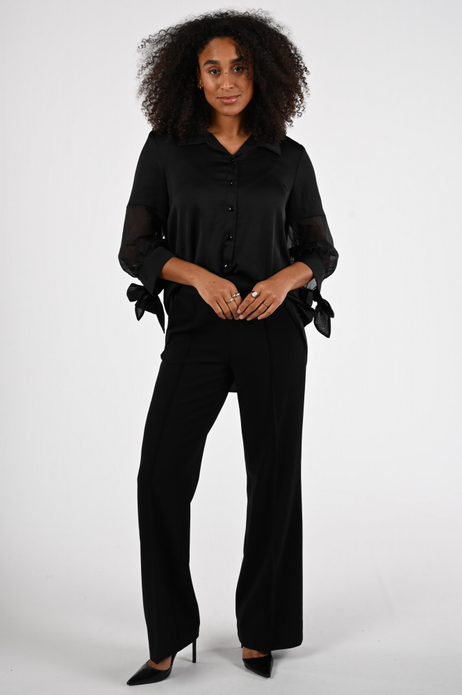 Joseph Ribkoff 253213 Blouse driekwart mouw Zwart