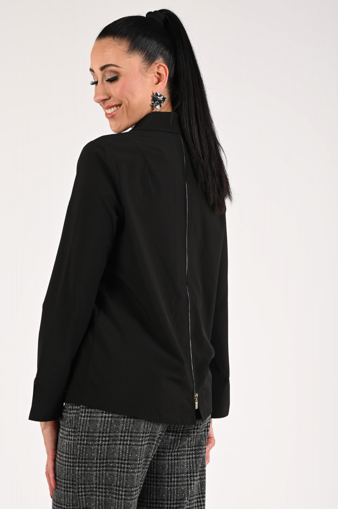 Joseph Ribkoff 253923 Blouse driekwart mouw Zwart
