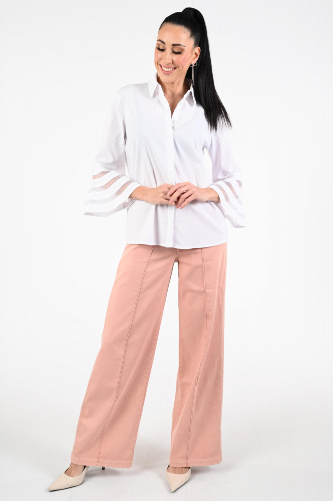 Joseph Ribkoff 261933 Blouse driekwart mouw Wit