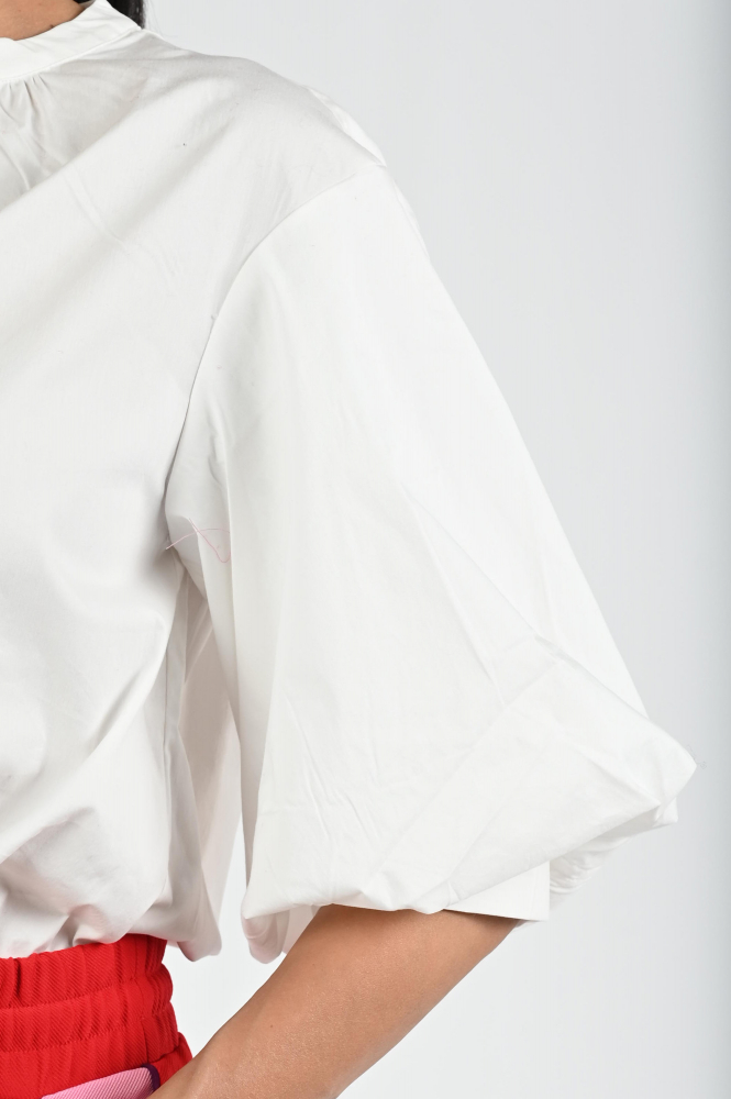 Summum 2s3325-12310 Blouse driekwart mouw Wit