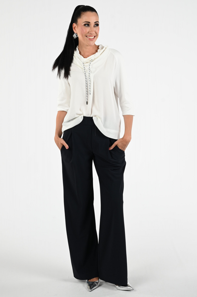 Marc Cain ZS 55.02 J57 Blouse driekwart mouw Wit