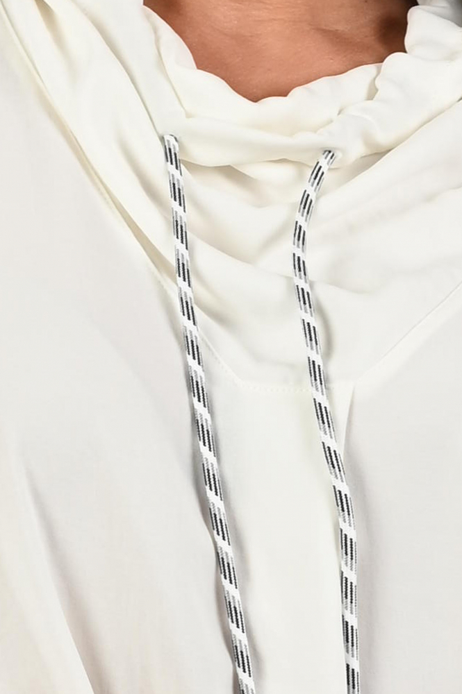 Marc Cain ZS 55.02 J57 Blouse driekwart mouw Wit