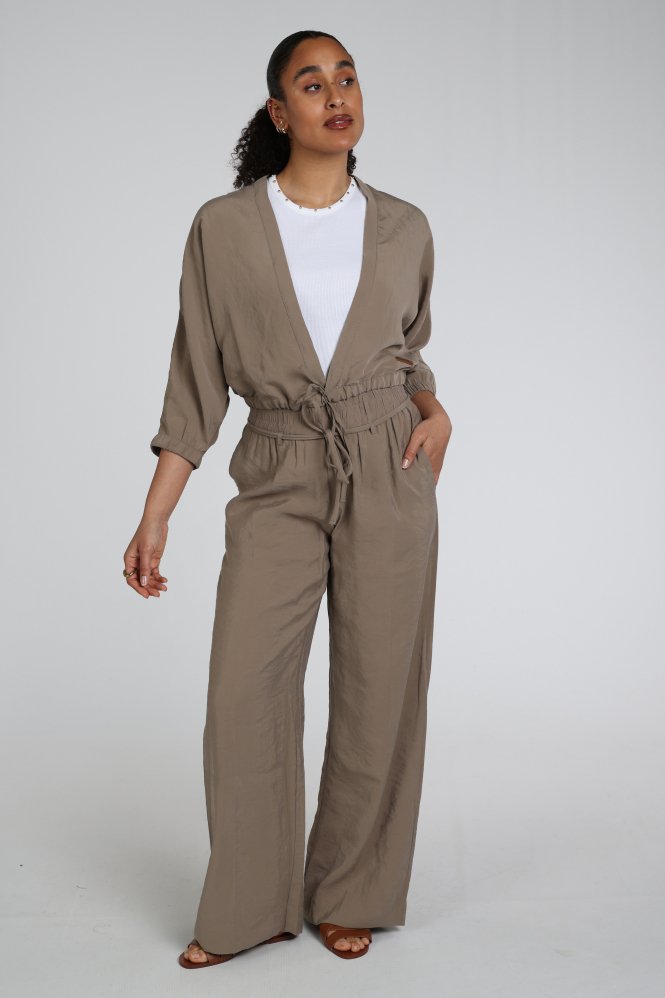 Moscow Bolero 142-05 Blouse driekwart mouw Bruin