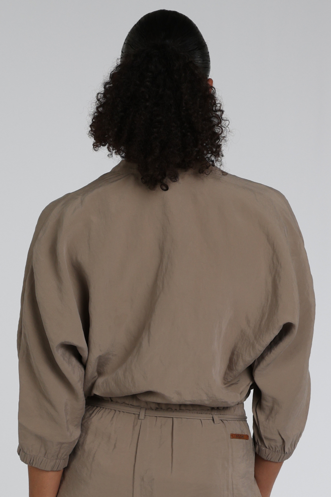 Moscow Bolero 142-05 Blouse driekwart mouw Bruin
