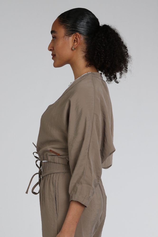 Moscow Bolero 142-05 Blouse driekwart mouw Bruin