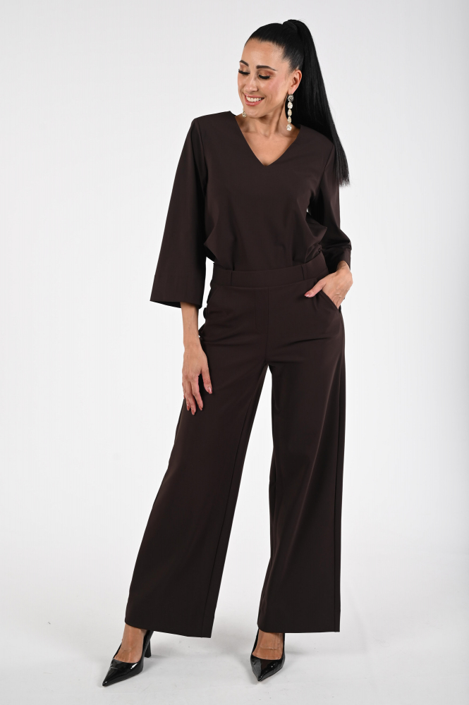 Studio Anneloes 94840 Blouse driekwart mouw Bruin