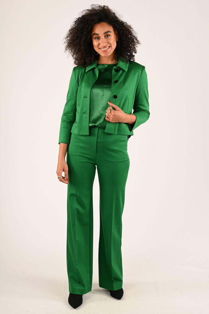 Marc Cain XA 51.23 W52 Blouse driekwart mouw Groen